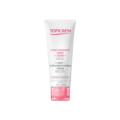 TOPICREM drėkinamasis veido kremas normaliai-mišriai odai UM LIGHT, 40 ml