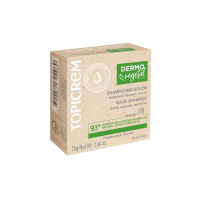 TOPICREM kietasis šampūnas DERMOVEGETAL, 75 g