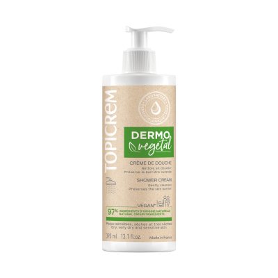 TOPICREM prausiamasis kremas DERMOVEGETAL, 390 ml