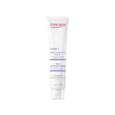 TOPICREM raminamasis kremas jautriai, dirgliai odai CALM+ CREAM, 40 ml
