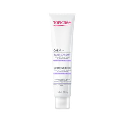 TOPICREM raminamoji emulsija jautriai, dirgliai odai CALM+ FLUID, 40 ml