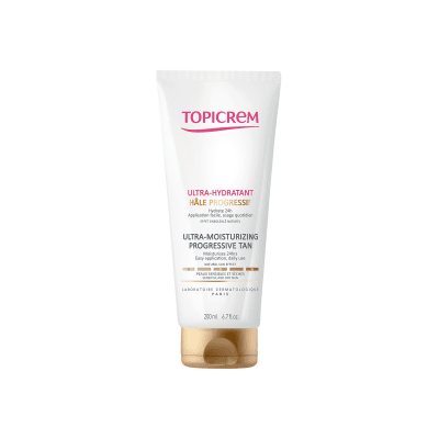 TOPICREM savaiminio įdegio losjonas UM TAN, 200 ml