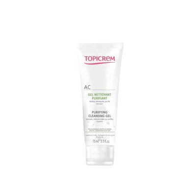 TOPICREM švarinamoji želė-prausiklis AC, 75 ml