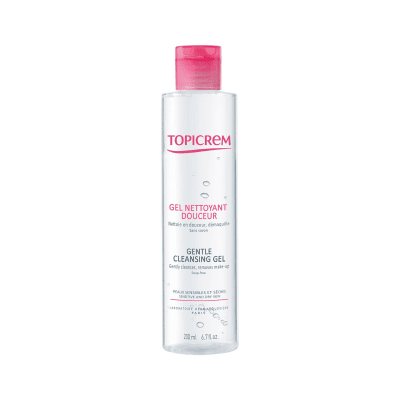 TOPICREM švelni prausiamoji veido želė, 200 ml