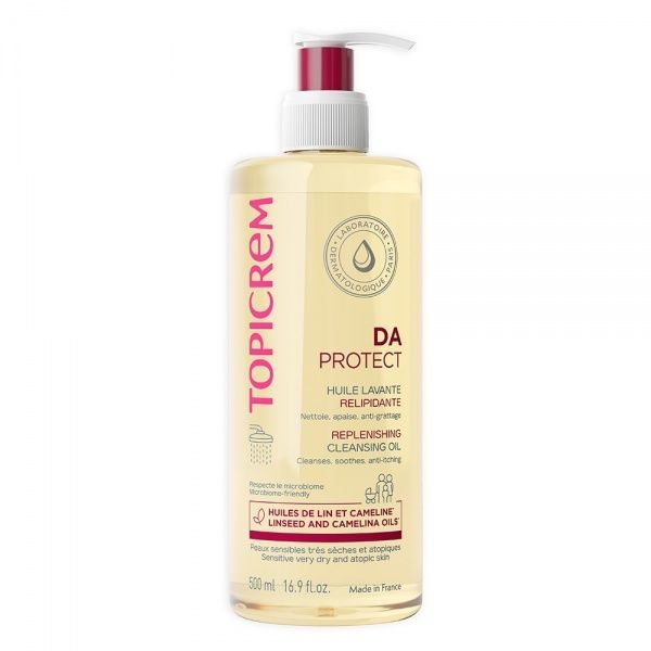 TOPICREM veido ir kūno prausimosi aliejus DA PROTECT, 500 ml