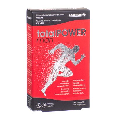 TOTALPOWER MAN, 30 tablečių