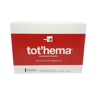 TOT'HEMA, 50mg+1,33mg+0,7mg/, Geriamasis tirpalas, N20, 10 ml
