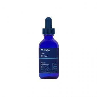 TRACE MINERALS augalinis vitaminas D3 + K2, 59 ml