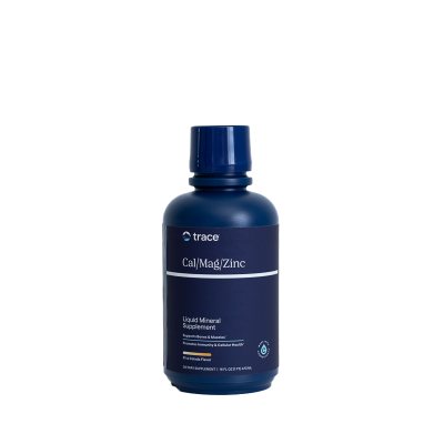 TRACE MINERALS joninių mineralų kompleksas: kalcis magnis cinkas ir vitaminas D skystoje formoje N1, 473 ml