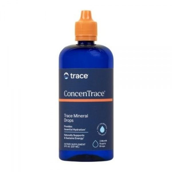 TRACE MINERALS maisto papildas 72 joninių jūros mineralų lašai CONCENTRACE, 237 ml