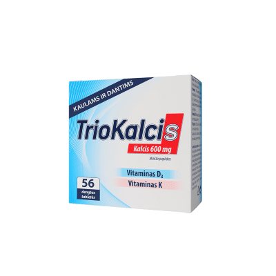 TRIOKALCIS 600 mg dengtos tabletės N56