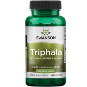 Triphala SWANSON, 500 mg, 100 kapsulių