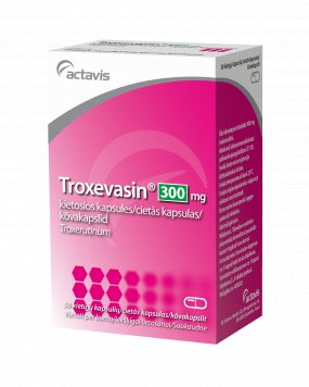 TROXEVASIN 300 mg kietosios kapsulės N50