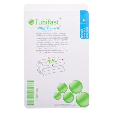 TUBIFAST TWO-WAY STRETCH, tubuliarinis tvarstis, x 1 m, 7.5 cm
