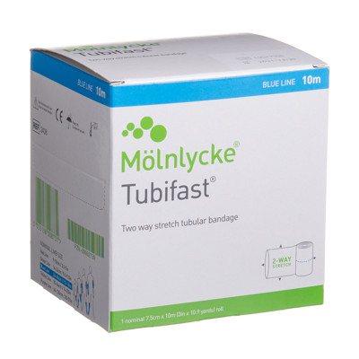 TUBIFAST TWO-WAY STRETCH, tubuliarinis tvarstis, x 10 m, 7.5 cm