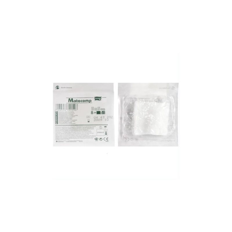 Tvarstis MATOCOMP marl. ster. N5, 5 x 5 cm