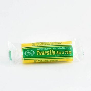 TVARSTIS nesterilus AZAS x 7 cm (AUSTAS) ., 5 m