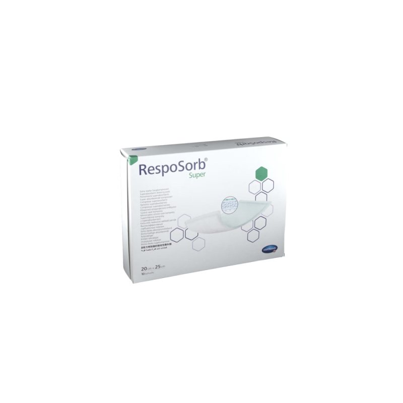 Tvarstis RESPOSORB Super absorb. ster. N10, 20 x 25 cm