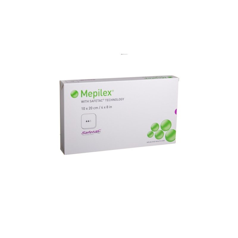 Tvarstis silik. MEPILEX N5, 10 x 20 cm