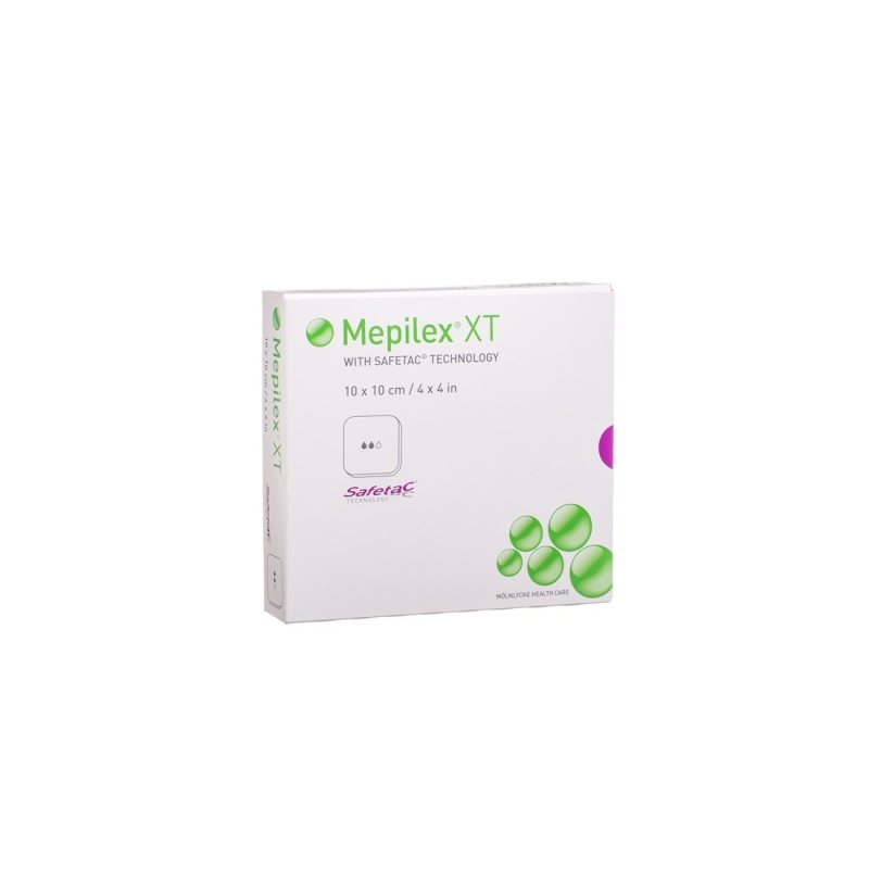 Tvarstis silik. MEPILEX XT N5, 10 x 10 cm
