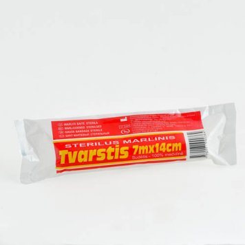 TVARSTIS Sterilus marlinis x 14 cm ., 7 m
