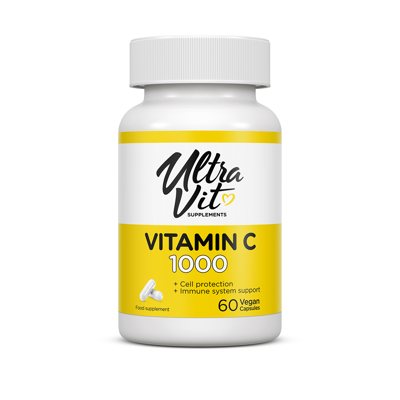 ULTRAVIT C vitaminas, 60 kapsulių