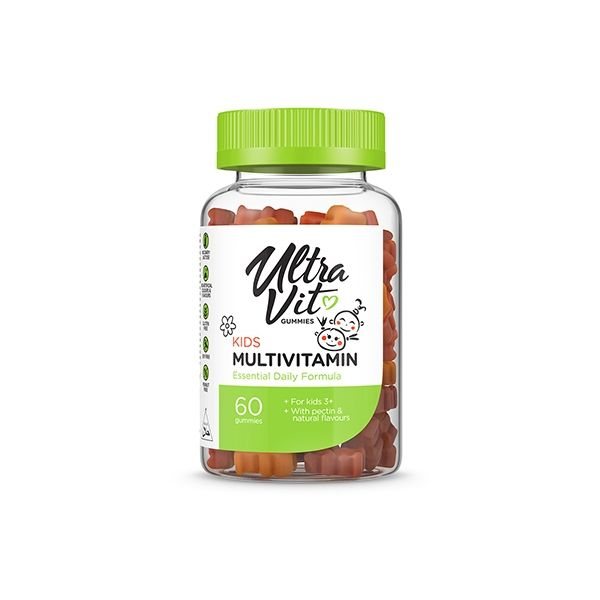 ULTRAVIT maisto papildas GUMMIES KID'S MULTIVITAMIN, 60 guminukų