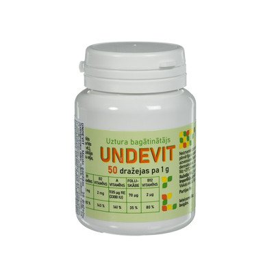 UNDEVIT, 50 dražečių