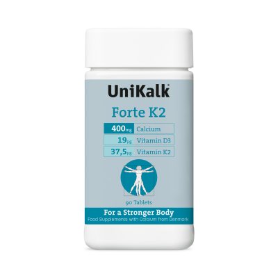 UniKalk kapsulės FORTE CALCIUM, K2 + D, N90