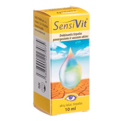 UNIMED PHARMA SENSIVIT, lašai akims, 10 ml
