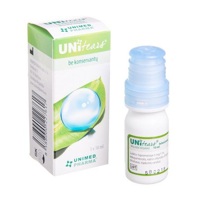 UNIMED PHARMA UNITEARS, akių lašai, 10 ml