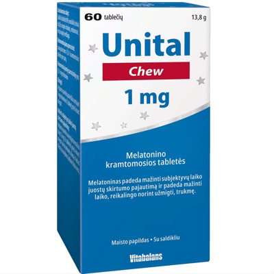 UNITAL CHEW, 60 tablečių
