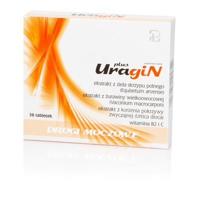 URAGIN PLUS, 30 tablečių