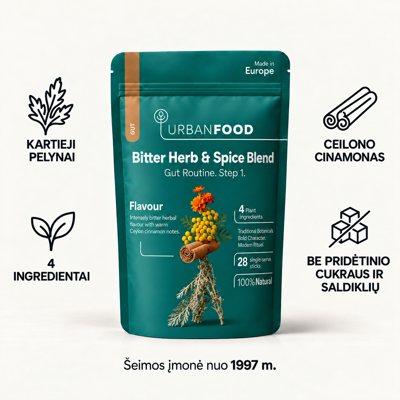 URBAN FOOD BITTER CLEAN START BLEND FLOW, 60 g