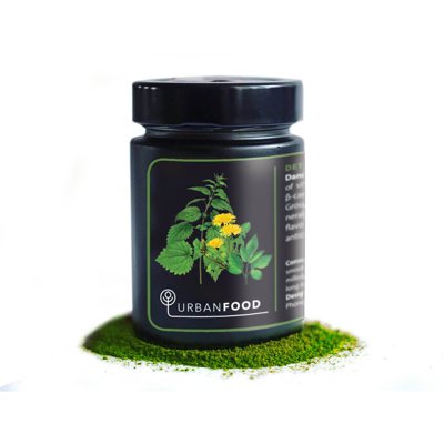 URBAN FOOD milteliai DETOKSIKUOJANTIS MIKSAS, 70 g