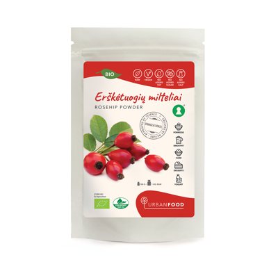 URBAN FOOD milteliai ERŠKĖTUOGIŲ MILTELIAI - EKOLOGIŠKI, 100 g