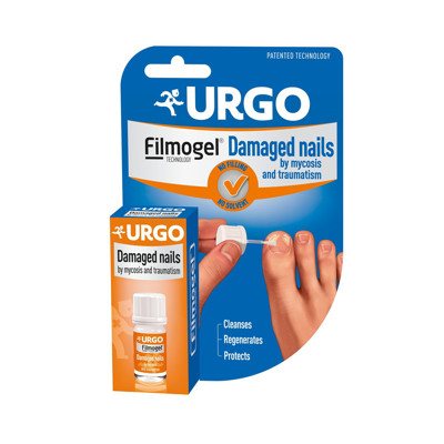 URGO FILMOGEL, lakas pažeistiems nagams, 3.3 ml