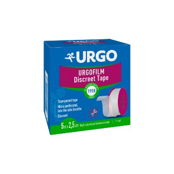 URGO pleistras FILM, x 2,5 cm, 1 vnt., 5 m