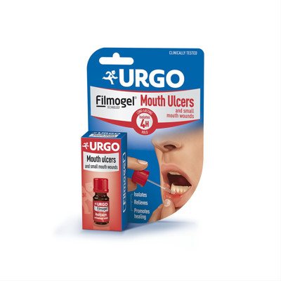 URGO, skystas pleistras burnos žaizdoms, 6 ml