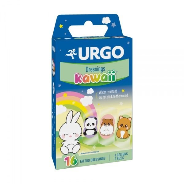 URGO vaikiški pleistrai KAWAII, 16 vnt