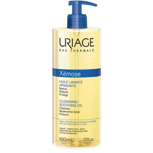 URIAGE aliejinis prausiklis XEMOSE HUILE, 500 ml