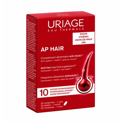 URIAGE AP HAIR, 30 tablečių