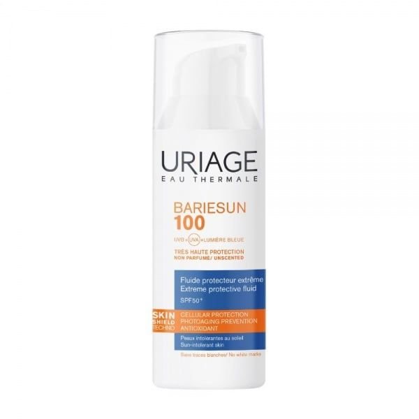 URIAGE apsauginė veido ir kūno emulsija BARIESUN 100, SPF50+, 50 ml