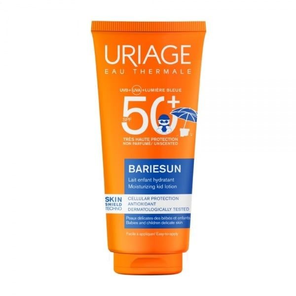 URIAGE apsauginis losjonas veidui ir kūnui BARIESUN LAIT ENFANTS, SPF50+, 100 ml