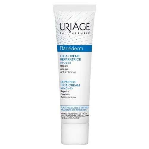 URIAGE atkuriamasis kremas BARIEDERM CICA SPF50, 40 ml