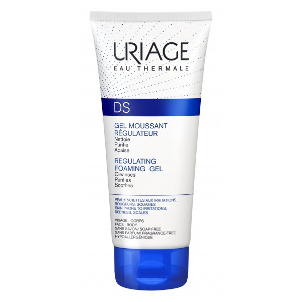 Uriage D.S. valomasis gelis sausai ir sudirgusiai odai, 150 ml