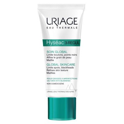 URIAGE HYSEAC 3-REGUL GLOBAL, lengvas kremas, 40 ml