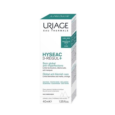 URIAGE, HYSEAC 3-REGUL+ kremas, 40 ml