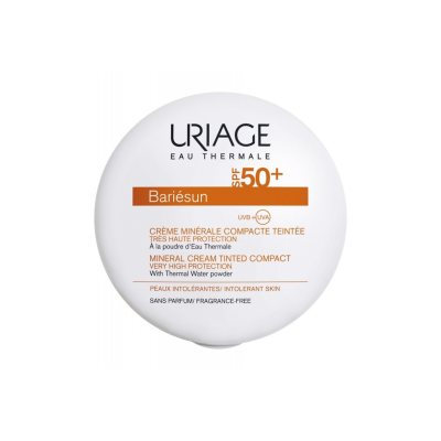 Uriage kompaktinė kreminė pudra, su atspalviu BARIESUN SPF50+, 10 g