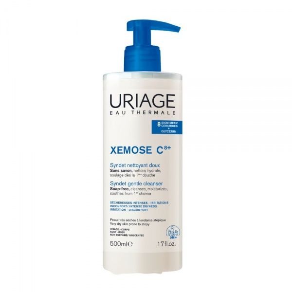 URIAGE kūno prausiklis labai sausai, į atopiją linkusiai odai XEMOSE, 500 ml